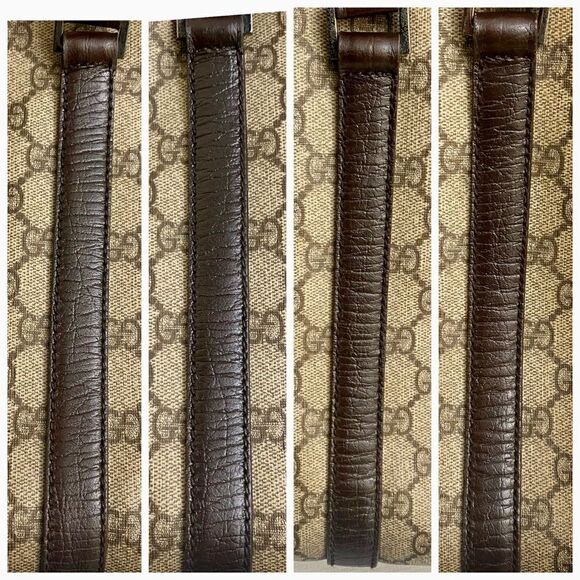 GUCCI GG Pattern Pvc/Leather tote Bag 💼 - Picture 12 of 17